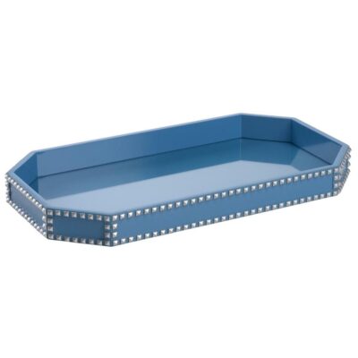 Chic Studded Tray - Blue