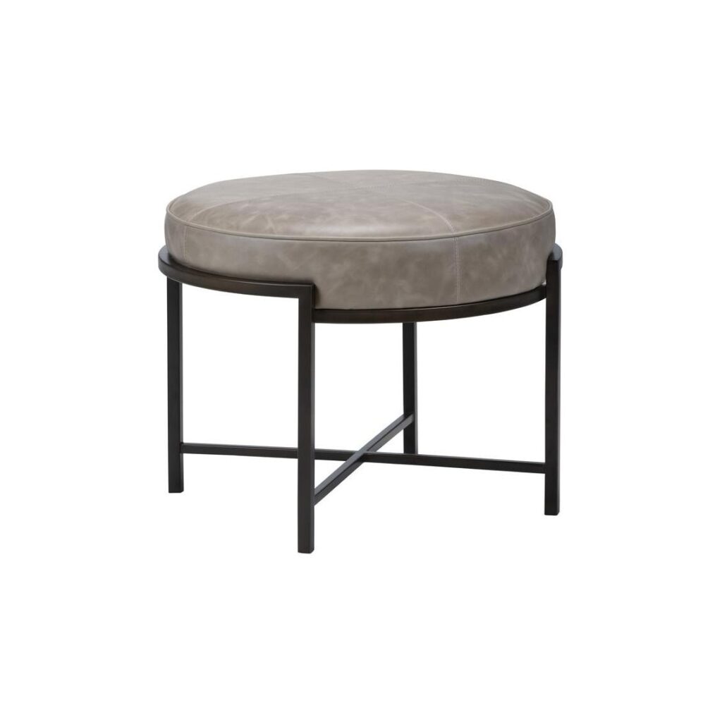 Leather Side Table