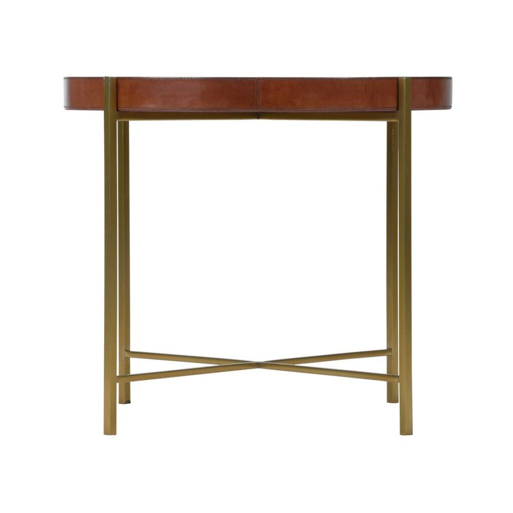 Loft Leather Side Table - Image 2