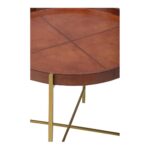 Loft Leather Side Table 385293 385293 D