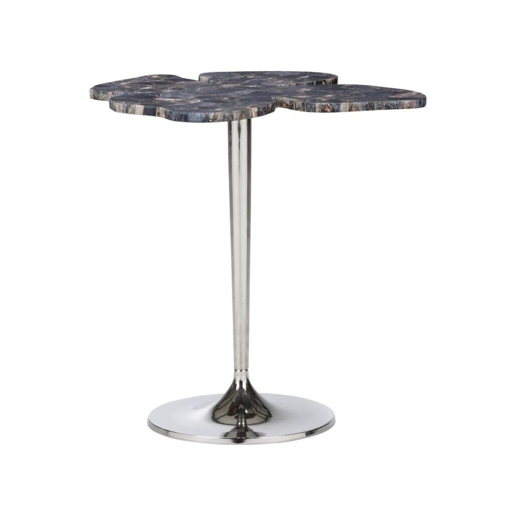 Petal Side Table - Petrified Wood