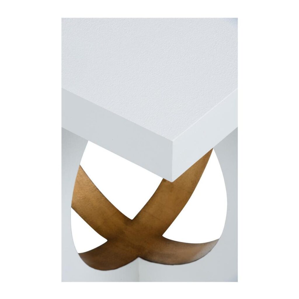 Swoop Side Table - White - Image 3