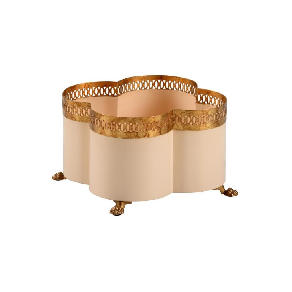 Tracery Cachepot - Puckett Coral (Sm)