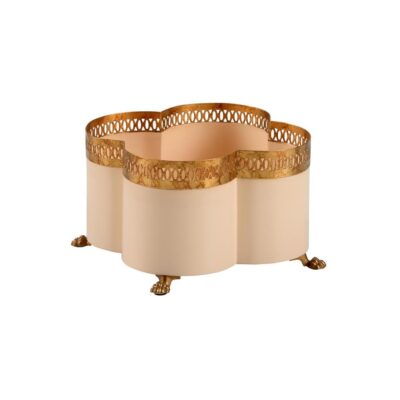Tracery Cachepot - Puckett Coral (Sm)