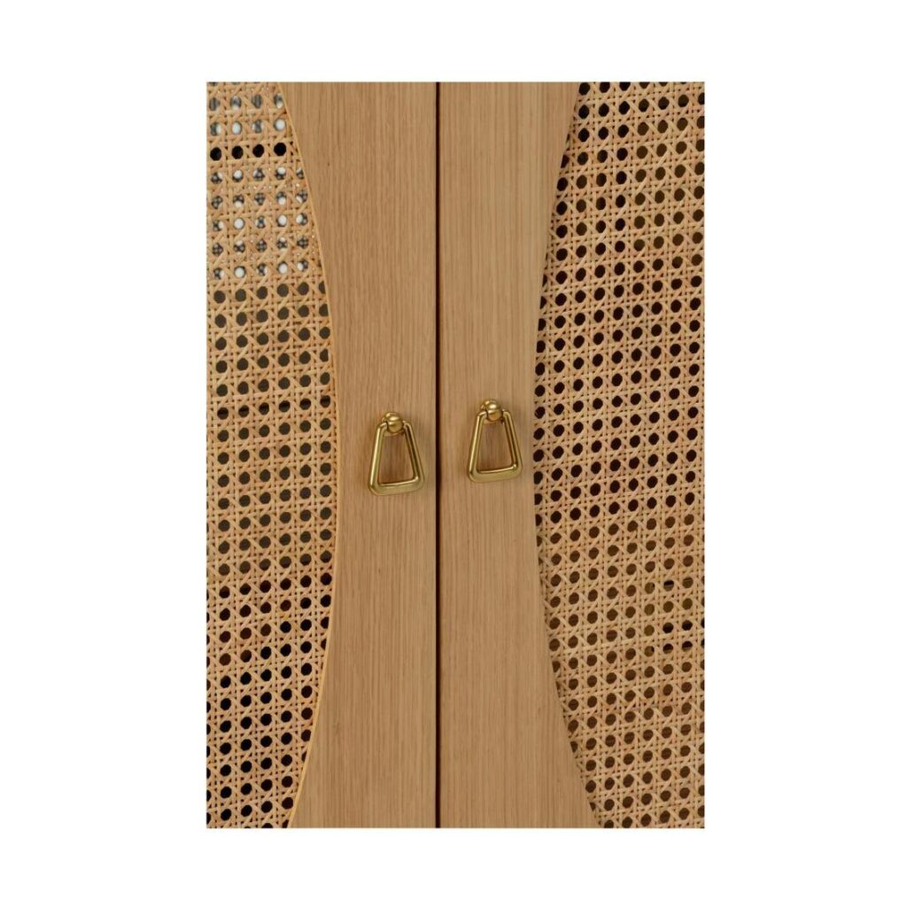 Petite Caned Bar Cabinet - Image 4