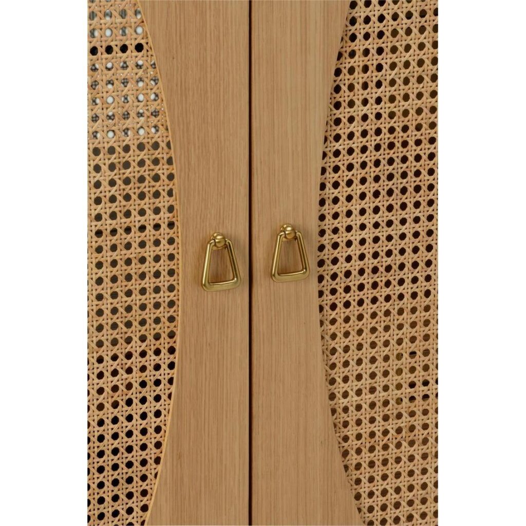 Petite Caned Bar Cabinet - Image 7