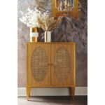 Petite Caned Bar Cabinet 385430 385430 H