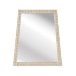 Trapezoid Mirror - Whitewash 385458 385458 B