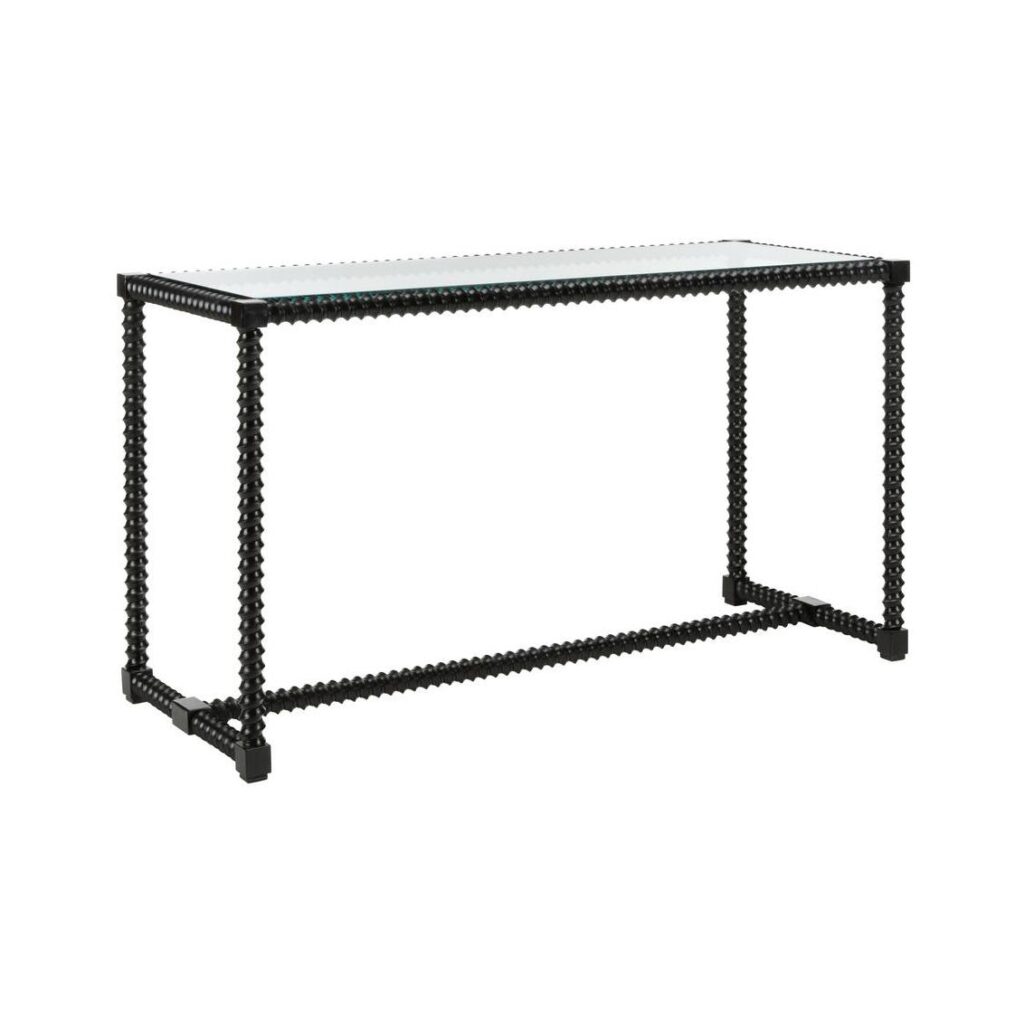 Twisted Console Table - Black