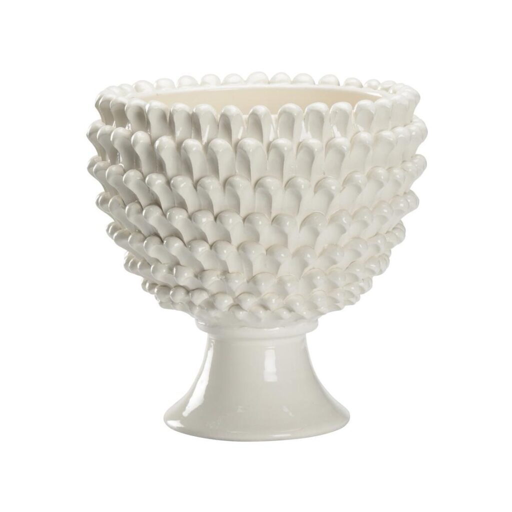 Flowered Footed Vase