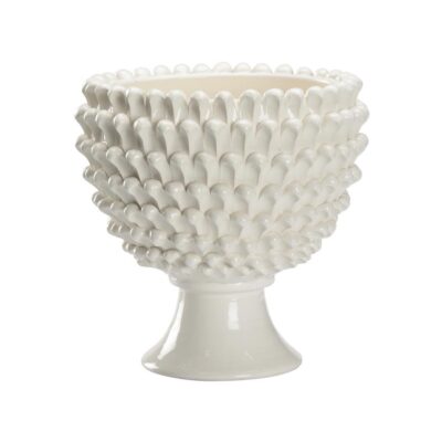Flowered Footed Vase