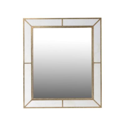 Madison Marbleized Mirror - Nickel