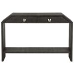Bend 2-Drawer Console Table - Black 385891 385891 B