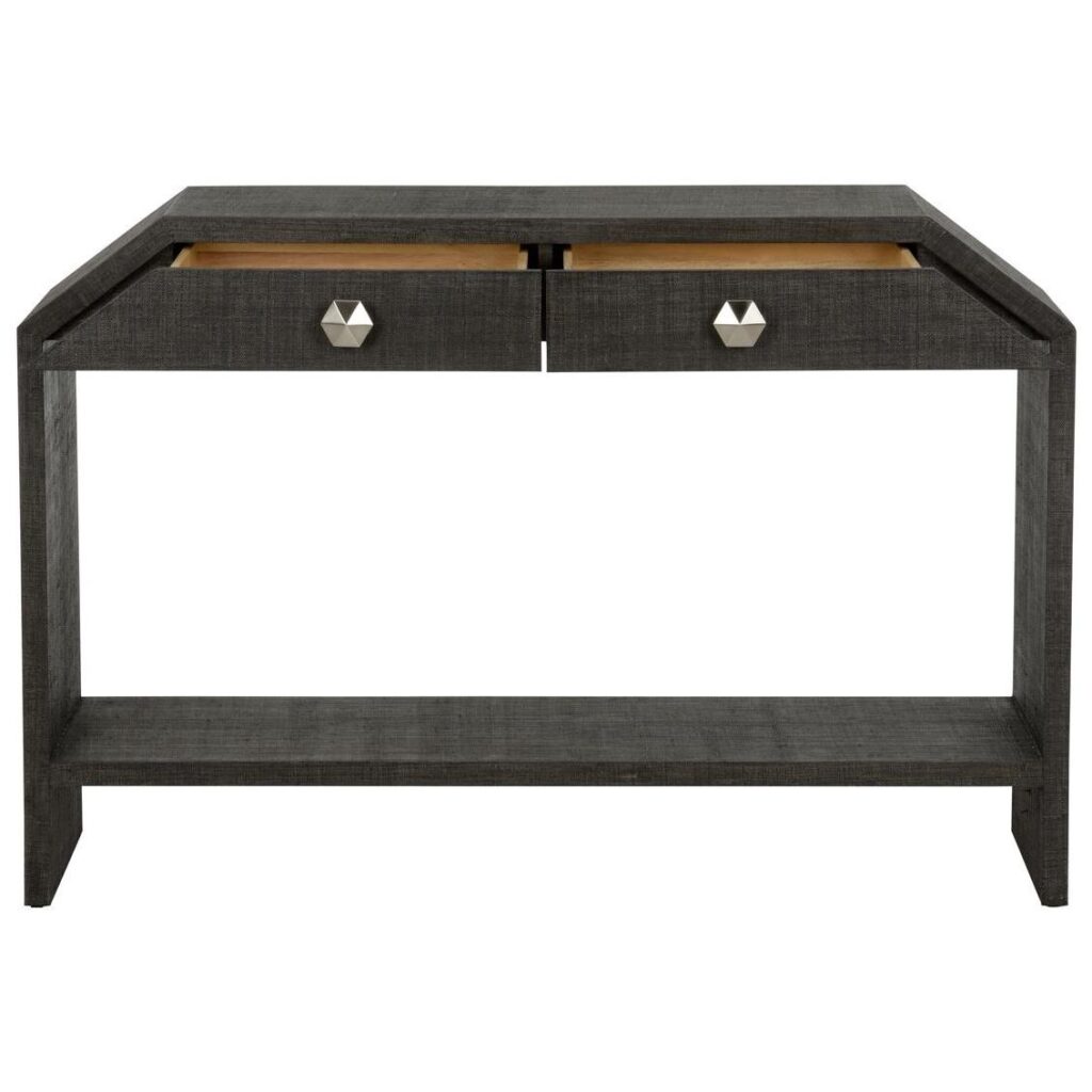 Bend 2-Drawer Console Table - Black - Image 5