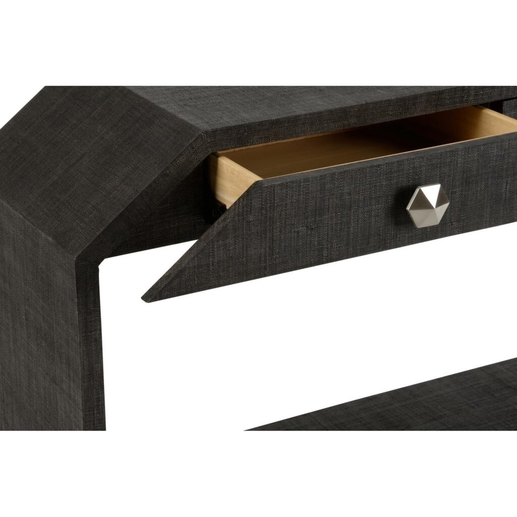 Bend 2-Drawer Console Table - Black - Image 6