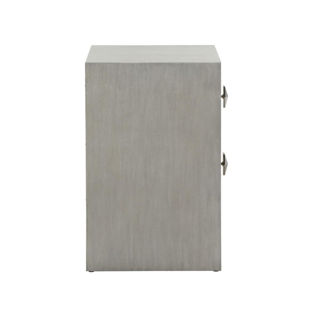 Moxy Bedside Table 2 Drawer - Gray - Image 6