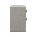 Moxy Bedside Table 2 Drawer - Gray 385898 385898 F