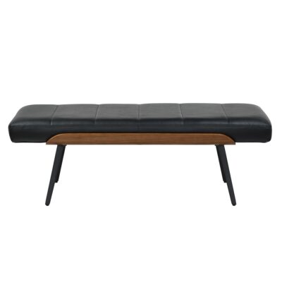Umber Bench in Black and Walnut 401-062BLK 401 062BLK 4
