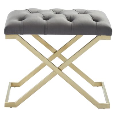 Rada Bench in Grey and Gold 401-404GY 401 404GY 2