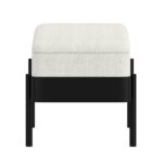 Odell Storage Bench in Ivory & Black 401-550IV 401 550IV 3