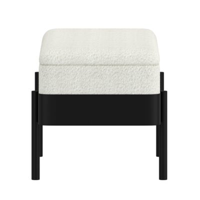 Odell Storage Bench in Ivory & Black 401-550IV 401 550IV 3