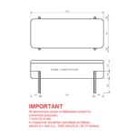 Odell Storage Bench in Ivory & Black 401-550IV 401 550IV LD