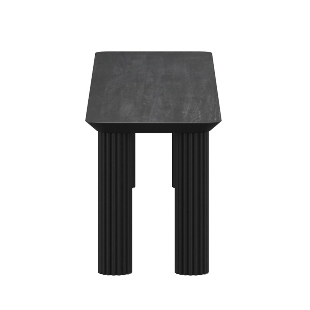 Sangra 71" Bench in Black - Image 4