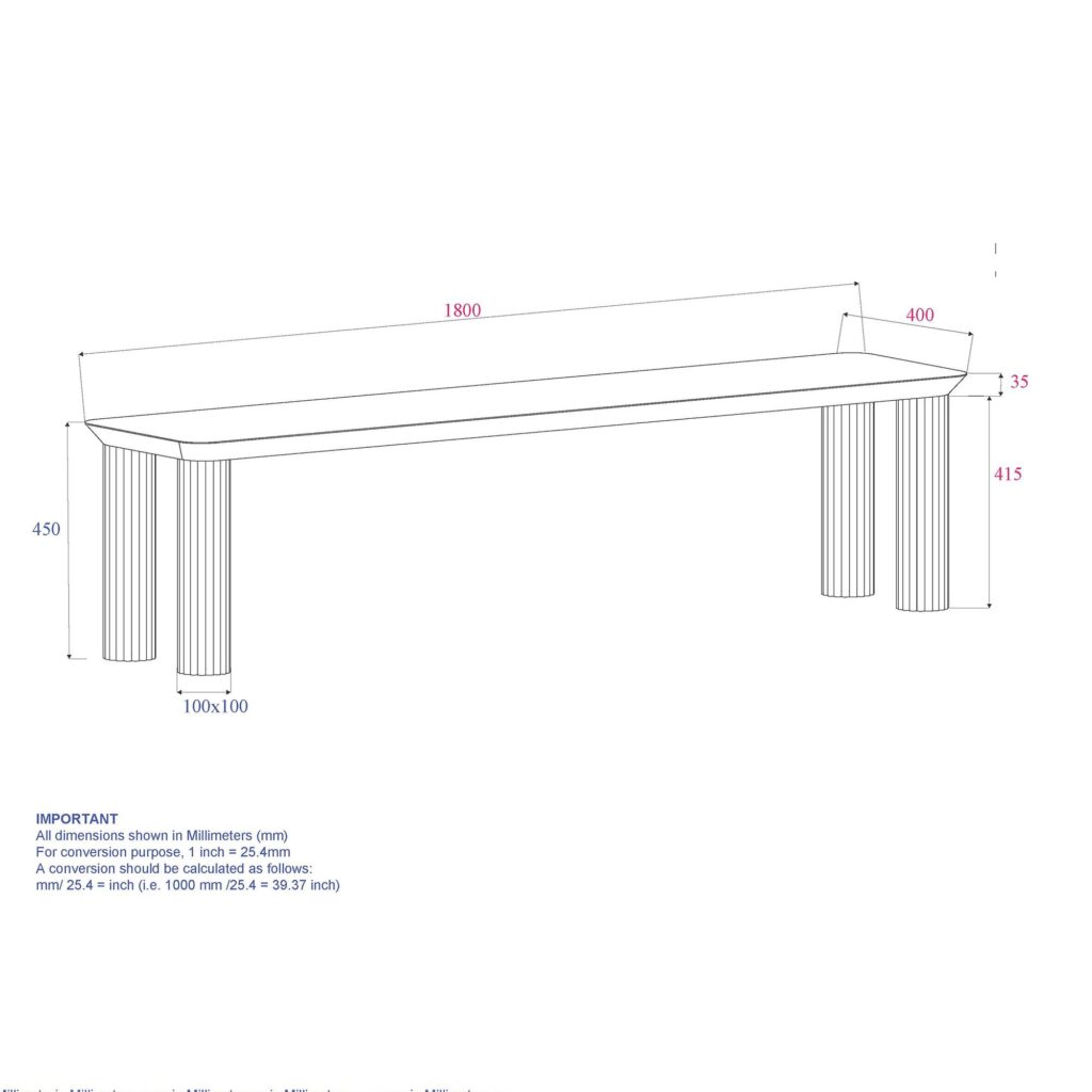 Sangra 71" Bench in Black - Image 8