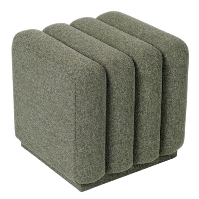 Pollo Square Ottoman in Moss