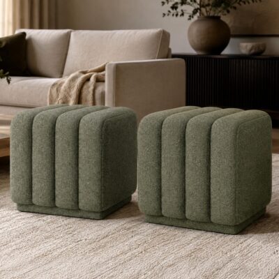 Pollo Square Ottoman in Moss 402-073MOS 402 073MOS 1