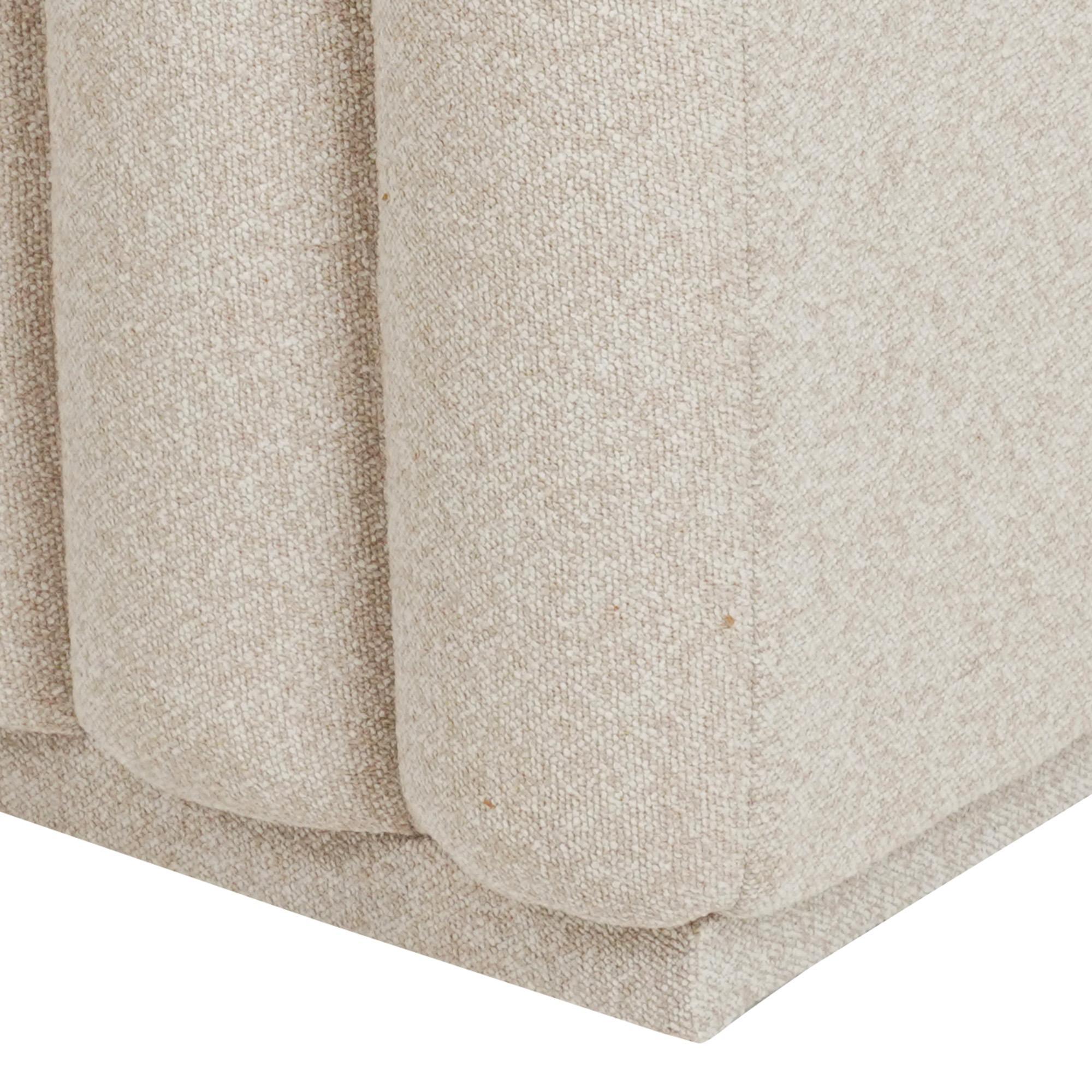 Pollo Square Ottoman in Oat 6 Pollo Square Ottoman in Oat - Image 6