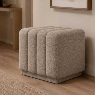 Pollo Square Ottoman in Stone 9 Pollo Square Ottoman in Stone 402-073STN 402 073STN 1