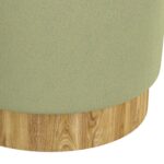 Alya Round Storage Ottoman in Sage and Natural 402-131SG 402 131SG 4