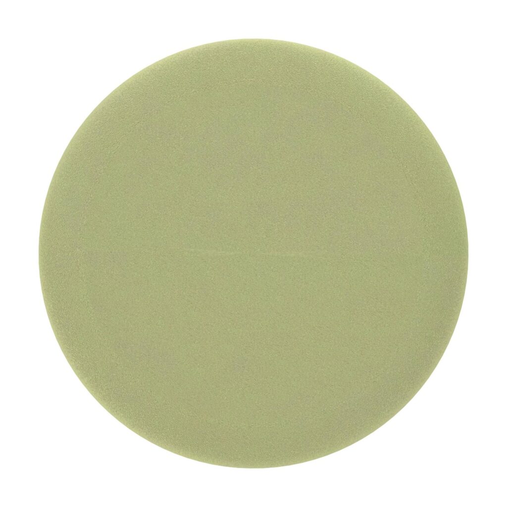 Alya Round Storage Ottoman in Sage and Natural - Image 6