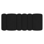 Rigel Large Ottoman Bench in Black Boucle 402-133BK 402 133BK 5