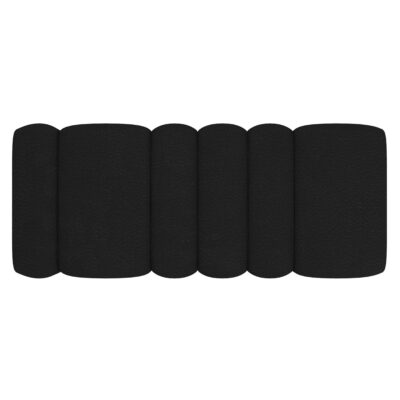 Rigel Large Ottoman Bench in Black Boucle 402-133BK 402 133BK 5