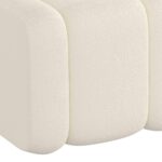 Rigel Large Ottoman Bench in Ivory Boucle 402-133IV 402 133IV 2