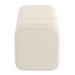 Rigel Large Ottoman Bench in Ivory Boucle 402-133IV 402 133IV 3