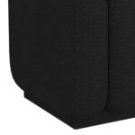 Rigel Small Square Ottoman in Black Boucle 402-133SM_BK 402 133SM BK 2