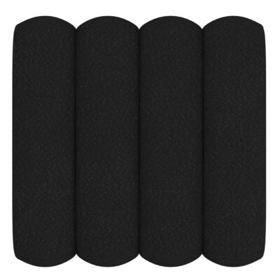 Rigel Small Square Ottoman in Black Boucle 402-133SM_BK 402 133SM BK 5