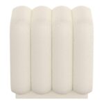 Rigel Small Square Ottoman in Ivory Boucle 402-133SM_IV 402 133SM IV 4