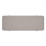 Erzo Storage Ottoman Bench in Warm Grey and Black 402-136GRY 402 136GRY 5
