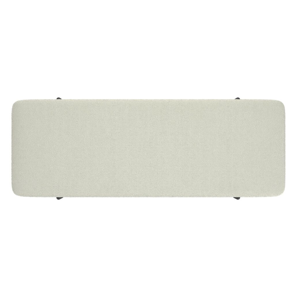 Erzo Storage Ottoman Bench in White and Black - Image 6
