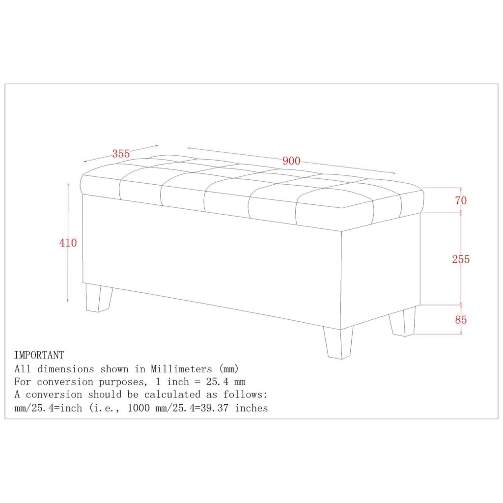 Winston Rectangular Storage Ottoman in White - Image 8