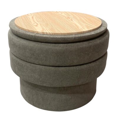 Kepler Round Storage Ottoman in Moss 402-306MOS 402 306MOS 5
