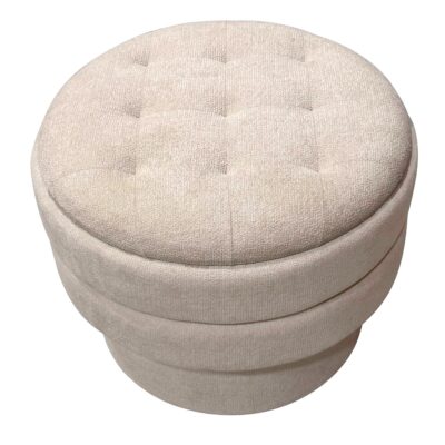 Kepler Round Storage Ottoman in Oat 402-306OAT 402 306OAT 4