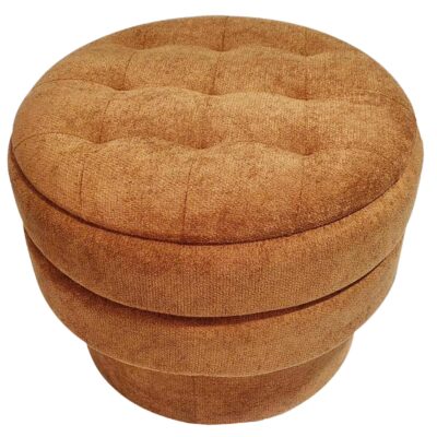 Kepler Round Storage Ottoman in Rust 11 Kepler Round Storage Ottoman in Rust 402-306RUS 402 306RUS 3