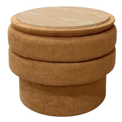 Kepler Round Storage Ottoman in Rust 13 Kepler Round Storage Ottoman in Rust 402-306RUS 402 306RUS 5