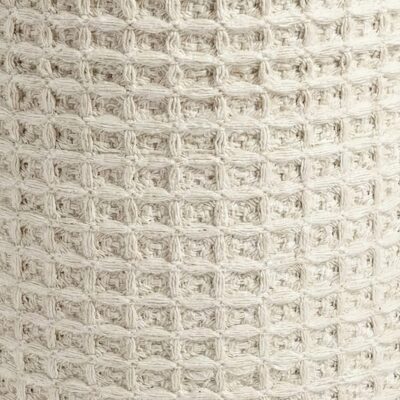 Indigo Round Storage Ottoman in Ivory 402-308IV 402 308IV 6