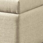 Harper Rectangular Storage Ottoman in Beige 402-503BG 402 503BG 3